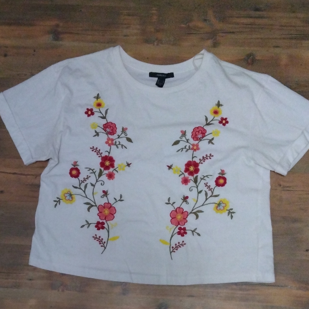 Forever 21 Classic White Tee